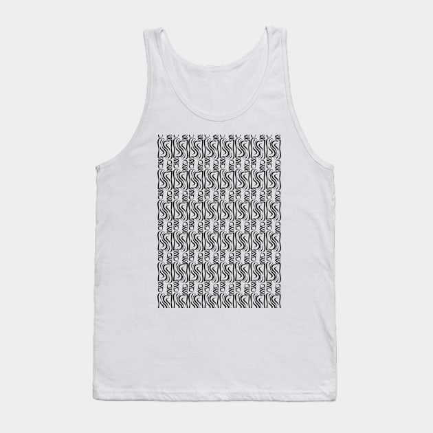 Kudhi Pattern Tank Top by radeckari25